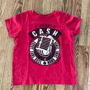 Johnny Cash Tshirt 4T